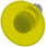 Belyst paddehattetryk, 22 mm, rund, metal, skinnede, gul, 60 mm, 3SU1051-1CD30-0AA0 miniature