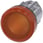 Indikatorlampe, 22 mm, rund, metal, skinnede, rødbrun, linse, glat 3SU1051-6AA00-0AA0 miniature