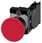 Paddetrykknap, 22 mm, rund, plastik, rød, 40 mm, låsende med holder, 1 NO+1 NC, fjeder 3SU1100-1BA20-3FA0 miniature