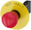Nødstop paddetryk Trykknap rød, 40 mm med gul bagplade, inskription: NØDSTOP, med holder, 1 NO+1 NC, skrue, 3SU1100-1HA20-1FH0 3SU1100-1HA20-1FH0 miniature