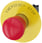 Nødstop paddetryk Trykknap, rød, 40 mm med gul bagplade, inskription: NØDSTOP, med holder, 1 NC, skrue, 3SU1150-1HA20-1CG0 3SU1150-1HA20-1CG0 miniature