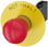 Nødstop paddetryk Trykknap, rød, 40 mm med gul bagplade, inskription: NØDSTOP, med holder, 1 NO+1 NC, skrue, 3SU1150-1HA20-1FH0 3SU1150-1HA20-1FH0 miniature