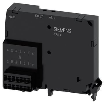 AS-Interface modul, 4 inputs and 4 outputs, sort, fjeder (Push-in), 3SU1400-2EK10-6AA0