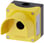Kapsling  rund, plastik, Hus top del gul, 1 kontrol punkt plastik, med beskyttende krave, uden udstyr 3SU1801-0AA00-0AC2 miniature