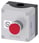 Kapsling  1 kontrol punkt, A = push-pull aktuator rød, metal, 30 mm, 1 NC, fjeder, bund motage, support, tilpasset label, 1xM20 3SU1801-0BC00-4AB1 miniature