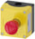 Kapsling plastik, 1 kontrol punkt Trykknap rød, metal, 40 mm, dreje for frigivelse, 1 NO, 1 NC, 1 NC, fjeder, bund motage 3SU1801-0NE00-4AB2 miniature