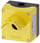Kapsling metal, Hus top del gul, med beskyttende krave for 5 hængelåse, og paddetryk diameter 40 mm 3SU1851-0AA00-0AF2 miniature