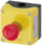 Kapsling metal, Hus top del gul, 1 kontrol punkt metal Trykknap rød, 40 mm 3SU1851-0NB00-2AA2 miniature