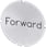 Inskription plade for lystrykknap, rund, hvid med sort font, inskription: Forward 3SU1900-0AB71-0DN0 miniature