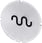 Inskription plade for lystrykknap, rund, hvid med sort font, grafisk symbol: Rapid traverse 3SU1900-0AB71-0QV0 miniature