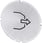Inskription plade for lystrykknap, rund, hvid med sort font, grafisk symbol: blow 3SU1900-0AB71-0RS0 miniature