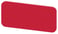 Mærkningsplade til label holder, label str.12.5x27mm, Label rød, hvid font, uden inskription 3SU1900-0AC26-0AA0 miniature