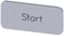 Mærkningsplade til label holder, label str.12.5x27mm, sølv label, sort font, inskription: start 3SU1900-0AC81-0DT0 miniature