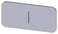 Mærkningsplade til label holder, label str.12.5x27mm, sølv label, sort font, grafisk symbol: I 3SU1900-0AC81-0QB0 miniature