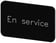 Mærkningsplade til label holder, Label str.17.5 x 27 mm, sort label, hvid font, inskription: En Service 3SU1900-0AD16-0GM0 miniature