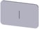 Mærkningsplade til label holder, Label str.17.5 x 27 mm, sølv label, sort font, grafisk symbol: I 3SU1900-0AD81-0QB0 miniature