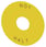 Spændeskive for NØDSTOP, gul, inskription: NOT-HALT, inde diameter 22.5 mm, tykkelse 2 mm 3SU1900-0BB31-0AT0 miniature