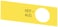 Labeling plade for Nødstop paddetryk trykknap i et Hus, gul, inskription: NOT-AUS, selvklæbende 3SU1900-0BE31-0AS0 miniature
