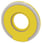 Spændeskive rund for Nødstop paddetryk  gul, belyst, ydre diameter 60 mm, inde diameter 23 mm, uden inskription 3SU1901-0BD31-0AA0 miniature