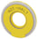 Spændeskive rund for Nødstop paddetryk  gul, belyst, ydre diameter 60 mm, inde diameter 23 mm, inskription: NOT-HALT 3SU1901-0BD31-0AT0 miniature