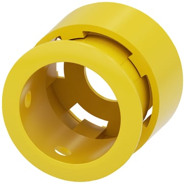 Beskyttelseskrave for Nødstop paddetryk Trykknap, 40 mm, for 5 hængelåse, gul 3SU1950-0DX30-0AA0