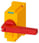 Tilbehør til 3KF størrelse 4 Direkte betjeningsmekanisme, rød/gul 3KF9401-2AA00 miniature