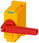 Tilbehør til 3KF størrelse 4 Direkte betjeningsmekanisme, rød/gul 3KF9401-2AA00 miniature