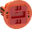 LK FUGA Air Slim forfradåse 1 modul, orange 504D3510 miniature