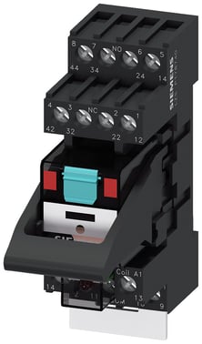 Plug-in relay complete unit 4 W, 230 V AC LED module red Standard plug-in socket screw terminal 3.5 mm pinning LZS:PT5A5T30