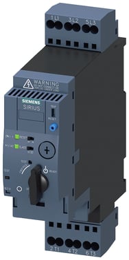 SIRIUS, compact starter, direkte starter 690 V, 24 V AC/DC, 50 ... 60 HZ, 0.32 ... 1.25 A, IP20, tilslutning fjeder / plug-in 3RA6120-2BB34