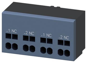 Compact hjælpeblok 2NC fjeder 3RA6912-2A