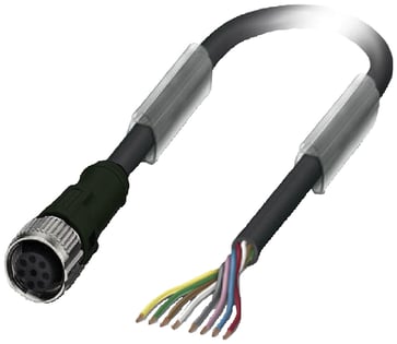 Sirius kabel 8-PIN, Kabel ende uden stik 10 meter lang, til RFID sikkerhedsafbryder 3SE63 3SX5601-2GA10