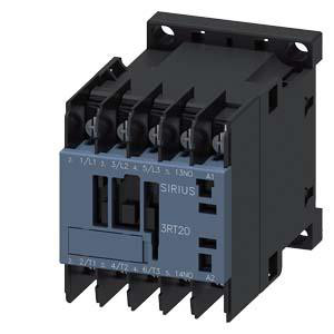 Kontaktor, AC-3, 16 A / 7,5 kW / 400 V, 3-polet, 24 V AC, 50/60 Hz, 1 NO, tilslutning til ringkabel 3RT2018-4AB01