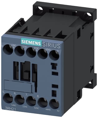 Sirius relæ 2 NO + 2 NC 600 V AC 60 Hz  S00 skrue 3RH2122-1AT60
