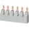 Stiftskinne, 16 mm² tilslutning: 2 x 3-faset iht. til UL 489.480Y / 277V til MCB'er. 5ST3665-0HG miniature