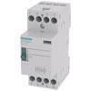 INSTA kontaktor 0/1 automatisk med 4 NO kontakter, kontakt til 230 V, 400 V AC 25 A aktivering 24 V AC / DC 5TT5030-8