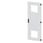 Dør, højre, med udskæring til filterblæser, med ventilationsåbninger, ... 8MF1860-2UT14-3BA2 miniature