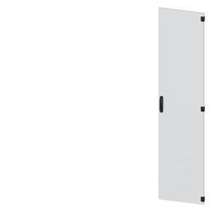 Dør, højre, med ventilationsåbninger, IP40, H: 2200 mm, B: 500 mm, RAL 7035, ... 8MF1250-2UT14-2BA2