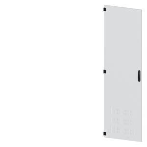 Dør, venstre, med ventilationsåbninger, IP40, H: 2200 mm, B: 600 mm, RAL 7035, ... 8MF1260-2UT15-2BA2