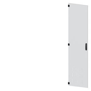 Dør, venstre, med ventilationsåbninger, IP40, H: 2200 mm, B: 500 mm, RAL 7035, ... 8MF1250-2UT15-2BA2