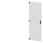Dør, venstre, med ventilationsåbninger, IP40, H: 2000 mm, B: 600 mm, RAL 7035, ... 8MF1060-2UT15-2BA2 miniature