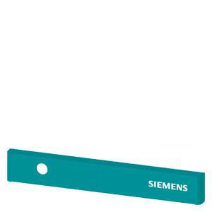 SIVACON, trimlist, B: 400 mm, over døren med Siemens logo, med udskæring til indikatorlys til venstre, Benzin 8MF1040-2CD16