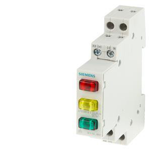 Lysindikator / trafiklys signalanordning 3 x LED, 12 til 60 V rød / grøn / gul 5TE5812-1