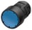 Trykknap, 16 mm, rund plastik, blå 3SB2000-0AF01 miniature