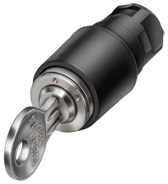 Nøglebetjent kontakt CES, 16 mm, rund plast 3SB2000-4MA01