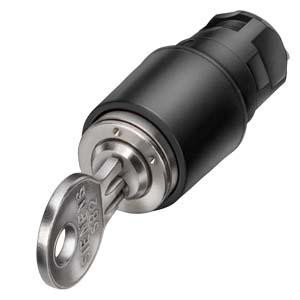 Nøglebetjent kontakt CES, 16 mm, rund plast 3SB2000-4MA01