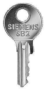 Nøgle til CES-lås, låsnummer SB2 3SB2908-2AJ