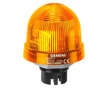 Integreret signallampe, roterende lys LED, 24 V gul 8WD5320-5DD