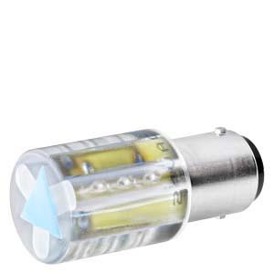Signalkolonner, iht. LED 115 V AC, BA 15D, grøn 8WD4448-6XC
