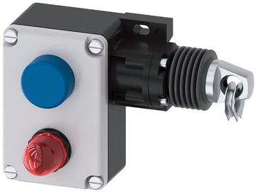 SIRIUS kabelbetjent switch metal inkl., 1xM16x1.5 1 NO + 1 NC, låsning EN ISO 13850 3SE7140-1BD04
